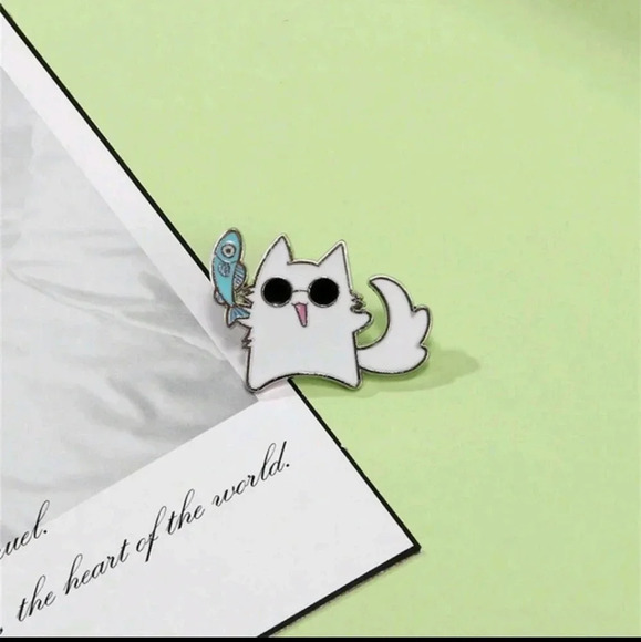 Jujitsu Kaisen funny fish enamel pin brooch charm purse bag anime pins manga cha - Picture 4 of 7